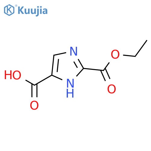 2-ethoxycarbonyl-1H-imidazole-5-carboxylic acid structure