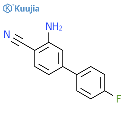 3-Amino-4'-fluorobiphenyl-4-carbonitrile structure
