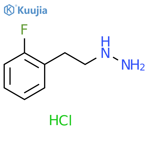 2-(2-Fluorophenyl)ethylhydrazine Hydrochloride structure