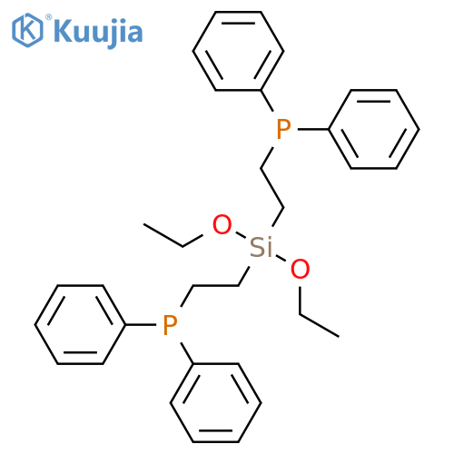 Phosphine, [(diethoxysilylene)di-2,1-ethanediyl]bis[diphenyl- structure