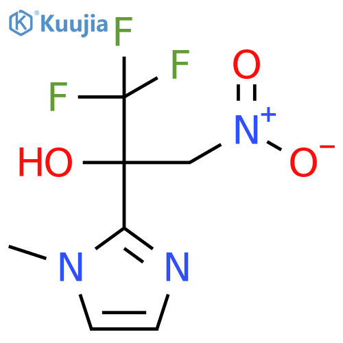 1,1,1-trifluoro-2-(1-methyl-1H-imidazol-2-yl)-3-nitropropan-2-ol structure