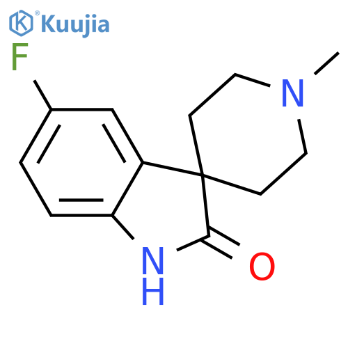 5-Fluoro-1'-methylspiro[indoline-3,4'-piperidin]-2-one structure