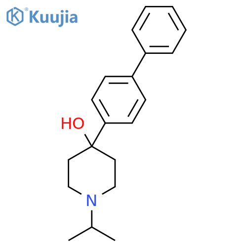 4-(4-Biphenyl)-4-hydroxy-1-iso-propylpiperidine structure