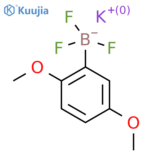 potassium (2,5-dimethoxyphenyl)trifluoroboranuide structure