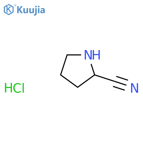 Pyrrolidine-2-carbonitrile hydrochloride structure