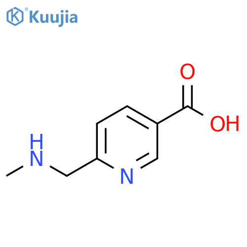 6-(methylamino)methylpyridine-3-carboxylic acid structure