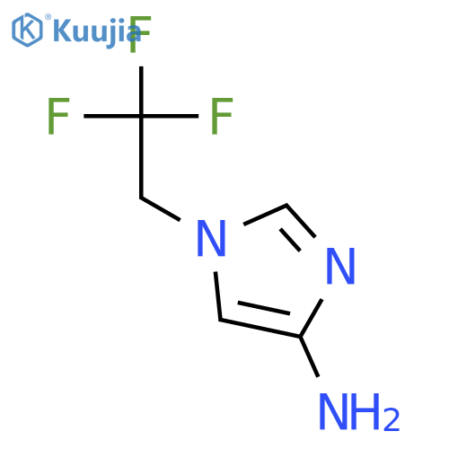1-(2,2,2-trifluoroethyl)-1H-Imidazol-4-amine structure