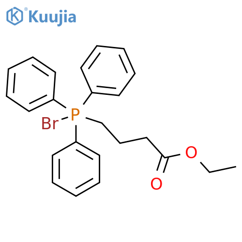 Ethyl 4-(bromotriphenyl-l5-phosphanyl)butanoate structure