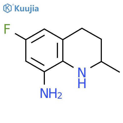 6-Fluoro-2-methyl-1,2,3,4-tetrahydroquinolin-8-amine structure