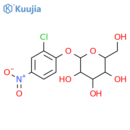 (2S,3R,4S,5S,6R)-2-(2-Chloro-4-nitrophenoxy)-6-(hydroxymethyl)tetrahydro-2H-pyran-3,4,5-triol structure