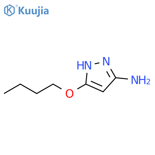 1H-Pyrazol-3-amine, 5-butoxy- structure