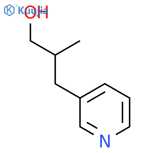 2-methyl-3-(pyridin-3-yl)propan-1-ol structure
