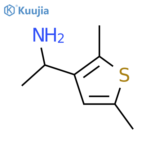 1-(2,5-Dimethylthiophen-3-yl)ethan-1-amine structure