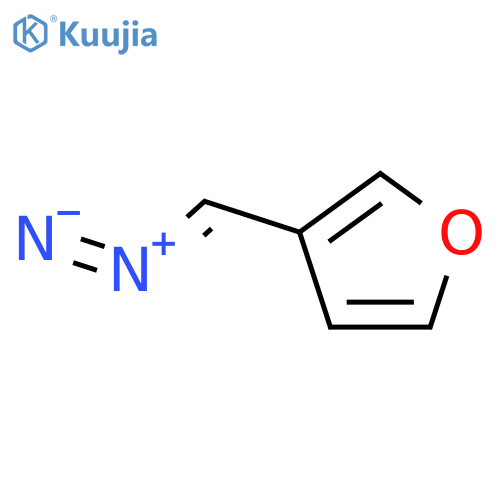 Furan, 3-(diazomethyl)- structure