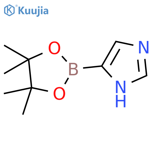 5-(4,4,5,5-tetramethyl-1,3,2-dioxaborolan-2-yl)-1H-Imidazole structure