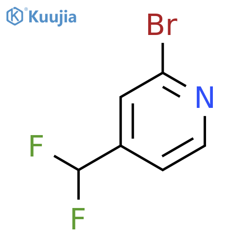 2-Bromo-4-(difluoromethyl)pyridine structure