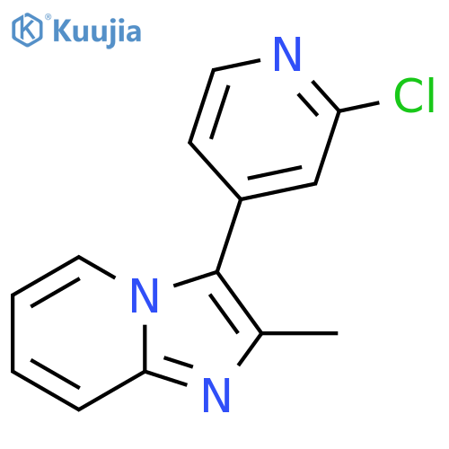 3-(2-Chloropyridin-4-yl)-2-methylimidazo[1,2-a]pyridine structure