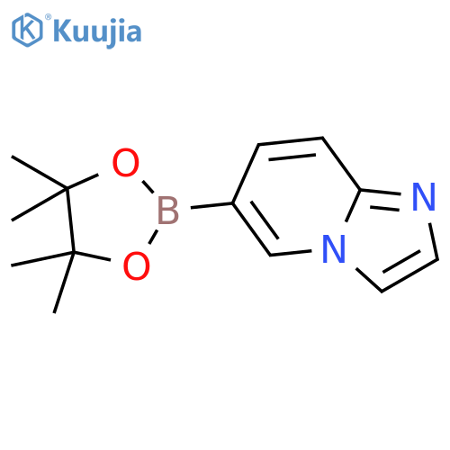 6-(4,4,5,5-Tetramethyl-1,3,2-dioxaborolan-2-YL)imidazo[1,2-A]pyridine structure