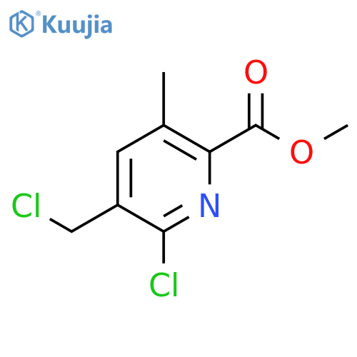 Methyl 6-chloro-5-(chloromethyl)-3-methylpicolinate structure
