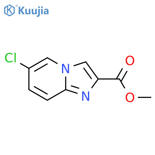 Methyl 6-chloroimidazo[1,2-a]pyridine-2-carboxylate structure