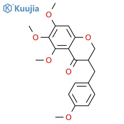 4',5,6,7-Tetrahydroxyhomoisoflavanone; (R)-form, 4',5,6,7-Tetra-Me ether structure