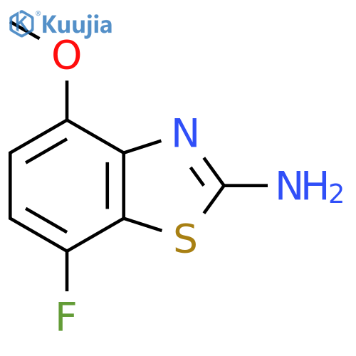 7-Fluoro-4-methoxybenzo[d]thiazol-2-amine structure