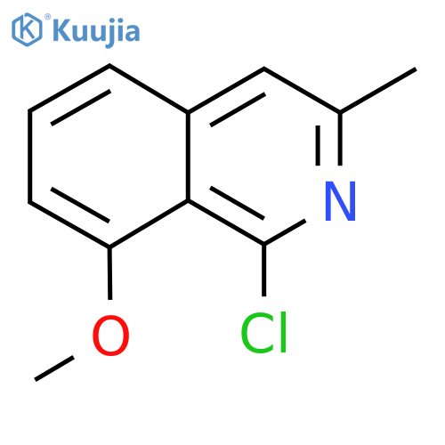 1-Chloro-8-methoxy-3-methylisoquinoline structure