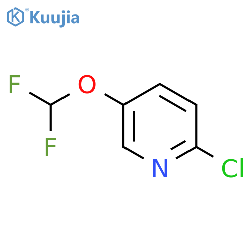 2-Chloro-5-(difluoromethoxy)pyridine structure