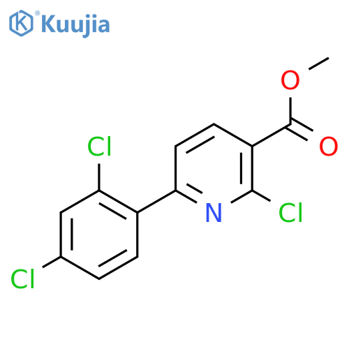 Methyl 2-chloro-6-(2,4-dichlorophenyl)pyridine-3-carboxylate structure