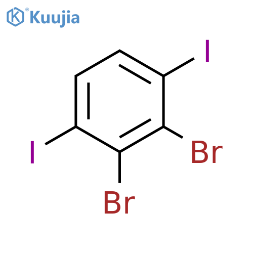 2,3-dibromo-1,4-diiodobenzene structure