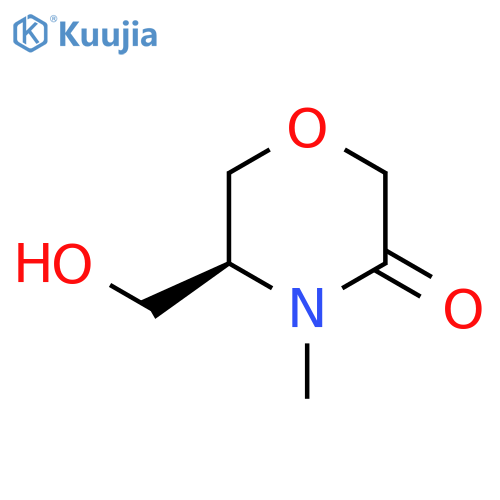 (S)-5-(HYDROXYMETHYL)-4-METHYLMORPHOLIN-3-ONE structure