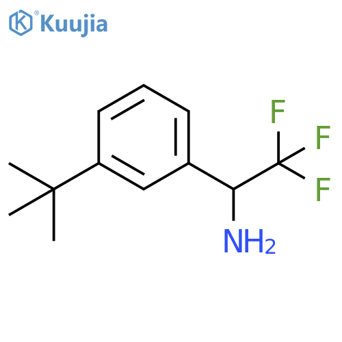 1-(3-tert-butylphenyl)-2,2,2-trifluoroethan-1-amine structure