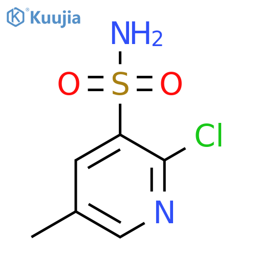 2-chloro-5-methylpyridine-3-sulfonamide structure
