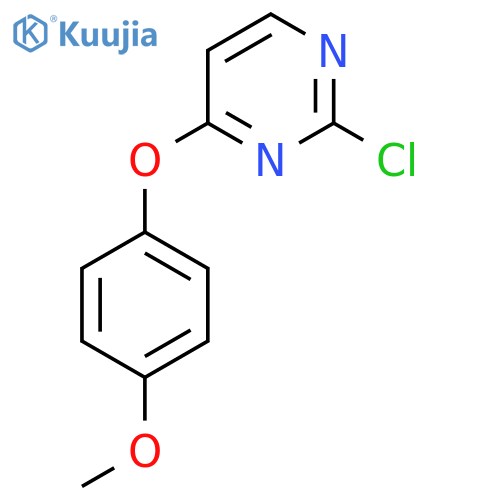 2-Chloro-4-(4-methoxyphenoxy)pyrimidine structure