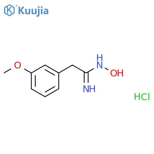 2-(3-Methoxyphenyl)acetamidoxime hydrochloride structure