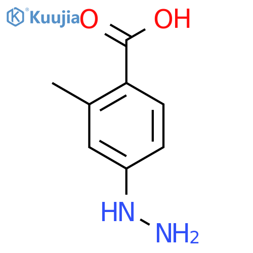 4-Hydrazinyl-2-methylbenzoic acid structure