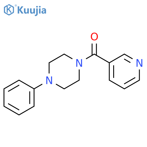 1-phenyl-4-(pyridine-3-carbonyl)piperazine structure