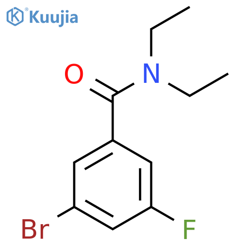 Diethyl 3-Bromo-5-fluorobenzamide structure