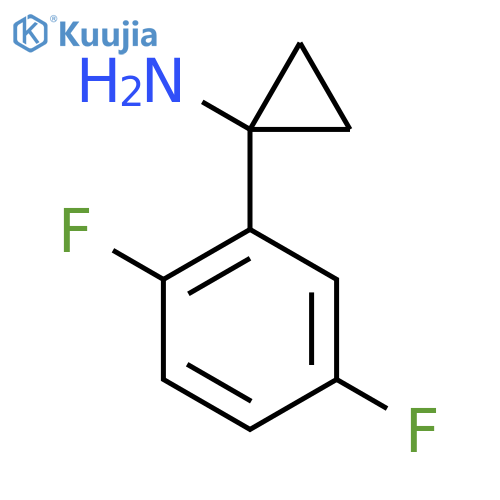 1-(2,5-difluorophenyl)cyclopropan-1-amine structure