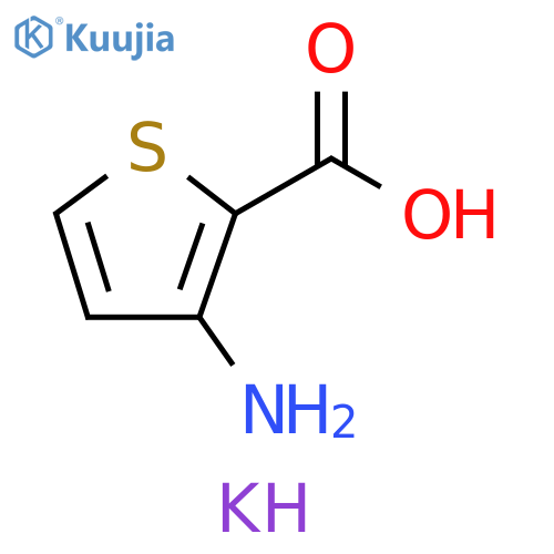 3-Aminothiophene-2-carboxylic acid potassium salt structure