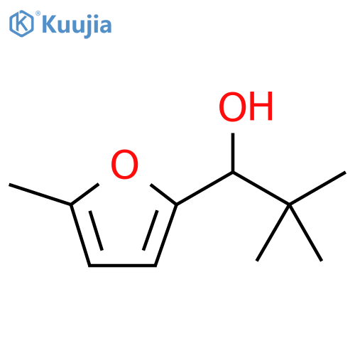 2,2-dimethyl-1-(5-methylfuran-2-yl)propan-1-ol structure