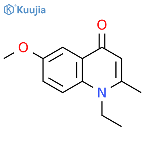1-Ethyl-6-methoxy-2-methyl-1H-quinolin-4-one structure