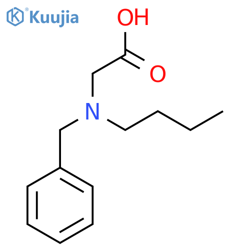 N-benzyl-N-butylglycine structure