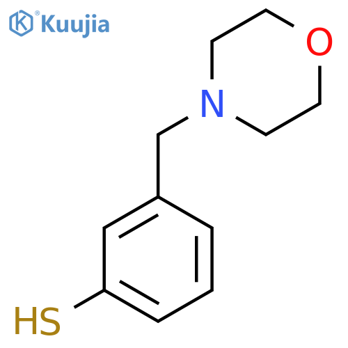 3-(Morpholinomethyl)benzenethiol structure