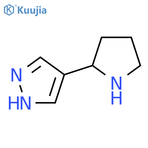 4-(pyrrolidin-2-yl)-1H-pyrazole structure