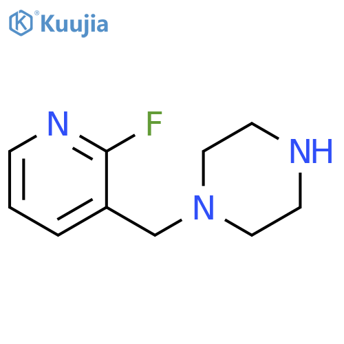 1-(2-fluoropyridin-3-yl)methylpiperazine structure