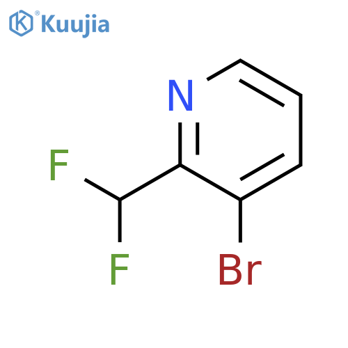 3-Bromo-2-(difluoromethyl)pyridine structure