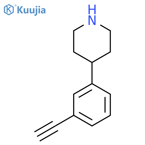 4-(3-ethynylphenyl)piperidine structure