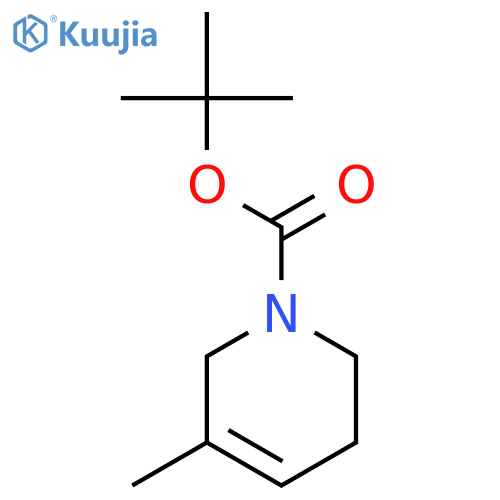 tert-butyl 5-methyl-1,2,3,6-tetrahydropyridine-1-carboxylate structure