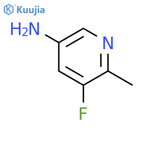 5-fluoro-6-methyl-pyridin-3-amine structure